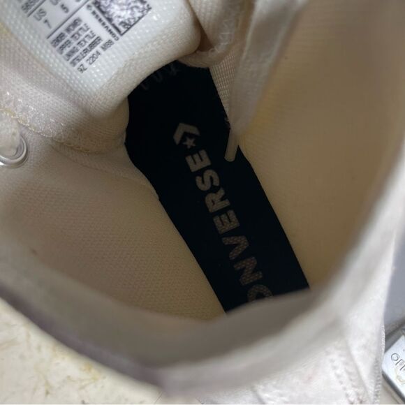 CONVERSE Chuck Taylor High Tops Sneakers Lugged Sole White Womens Size 7 - Picture 7 of 8